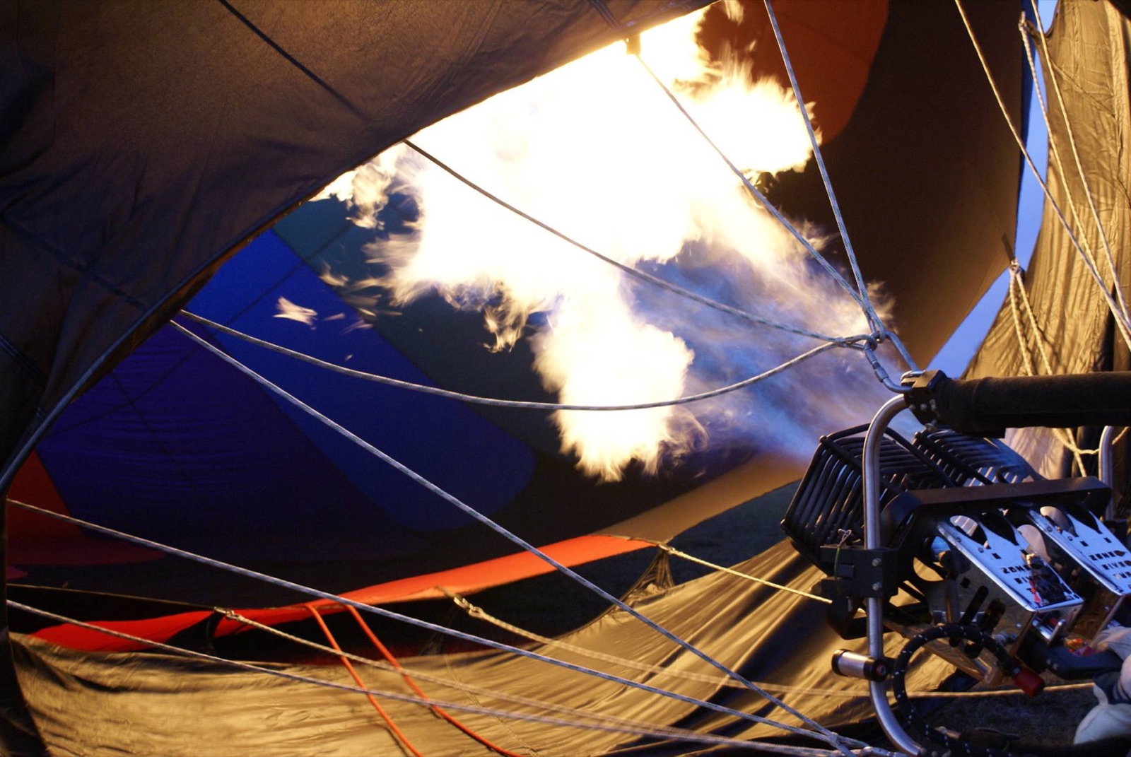 Festival aerostático — fotografía aérea